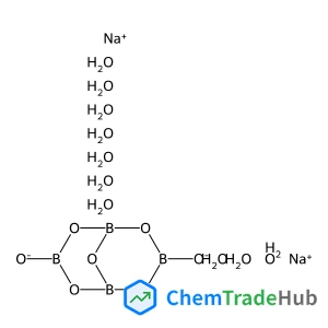 Sodium bicyclo[3.3.1]tetraboroxane-3,7-diolate hydrate (2:1:10)