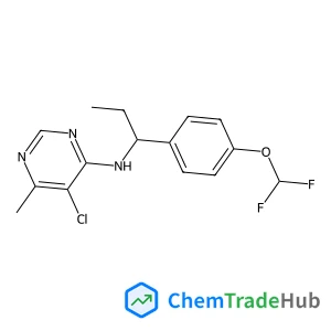 5-Chloro-N-{1-[4-(difluoromethoxy)phenyl]propyl}-6-methyl-4-pyrimidinamine