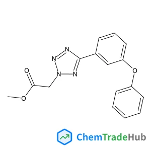 Methyl 2-[5-(3-Phenoxyphenyl)-2H-tetrazol-2-yl]acetate structure