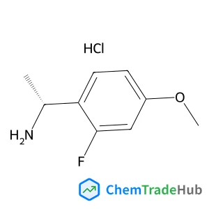 (1R)-1-(2-Fluoro-4-methoxyphenyl)ethanamine hydrochloride (1:1) (1R)-1-(2-Fluoro-4-methoxyphenyl)ethanamine hydrochloride (1:1)