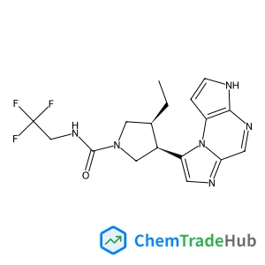 (3S,4R)-3-Ethyl-4-(3H-imidazo[1,2-a]pyrrolo[2,3-e]pyrazin-8-yl)-N-(2,2,2-trifluoroethyl)-1-pyrrolidinecarboxamide