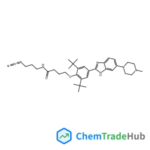 N-(3-Azidopropyl)-4-{4-[5-(4-methyl-1-piperazinyl)-1H-benzimidazol-2-yl]-2,6-bis(2-methyl-2-propanyl)phenoxy}butanamide