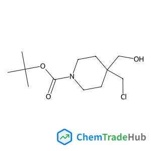 2-Methyl-2-propanyl 4-(chloromethyl)-4-(hydroxymethyl)-1-piperidinecarboxylate