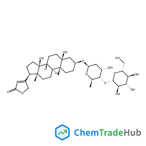(3beta,5beta)-3-{[2,6-Dideoxy-4-O-(beta-D-glucopyranosyl)-beta-D-ribo-hexopyranosyl]oxy}-5,14-dihydroxycard-20(22)-enolide