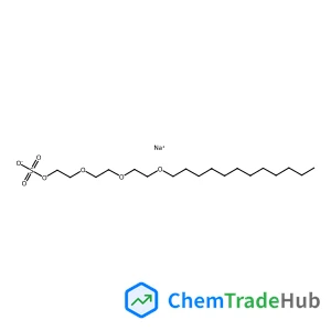 Sodium 2-{2-[2-(dodecyloxy)ethoxy]ethoxy}ethyl sulfate