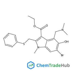 Ethyl 6-bromo-4-[(dimethylamino)methyl]-5-hydroxy-1-methyl-2-[(phenylsulfanyl)methyl]-1H-indole-3-carboxylate