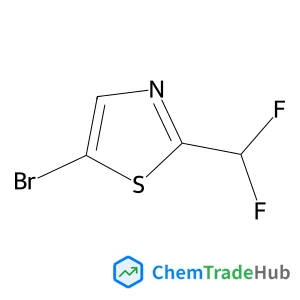 5-Bromo-2-(difluoromethyl)-1,3-thiazole structure