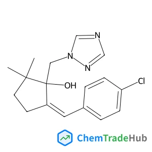 Cyclopentanol, 5-[(4-chlorophenyl)methylene]-2,2-dimethyl-1-(1H-1,2,4-triazol-1-ylmethyl)-