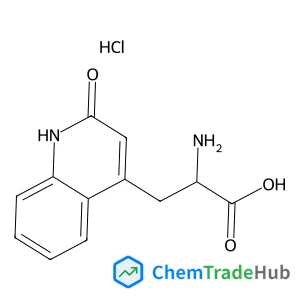 4-Quinolinepropanoic acid, a-amino-1,2-dihydro-2-oxo-,monohydrochloride, (±)-