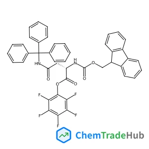 Pentafluorophenyl N~2~-[(9H-fluoren-9-ylmethoxy)carbonyl]-N-trityl-L-asparaginate