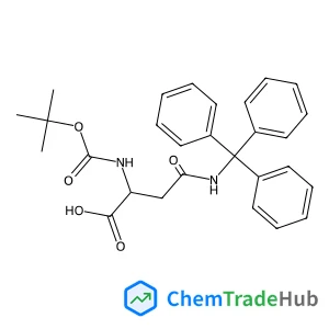 N~2~-{[(2-Methyl-2-propanyl)oxy]carbonyl}-N-trityl-L-asparagine