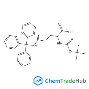 N~2~-{[(2-Methyl-2-propanyl)oxy]carbonyl}-N-trityl-L-glutamine