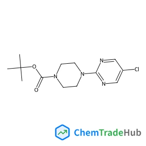 2-Methyl-2-propanyl 4-(5-chloro-2-pyrimidinyl)-1-piperazinecarboxylate