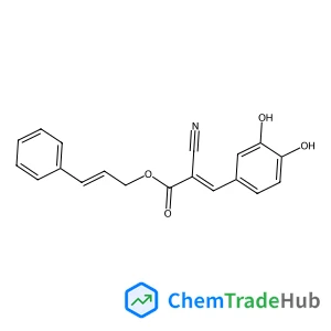 (2E)-3-Phenyl-2-propen-1-yl (2E)-2-cyano-3-(3,4-dihydroxyphenyl)acrylate