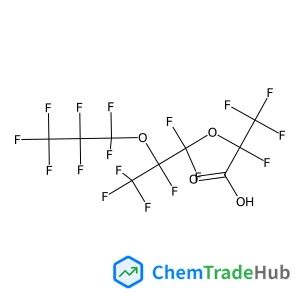 2,3,3,3-Tetrafluoro-2-[1,1,2,3,3,3-hexafluoro-2-(heptafluoropropoxy)propoxy]propanoic acid structure