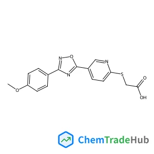({5-[3-(4-METHOXYPHENYL)-1,2,4-OXADIAZOL-5-YL]PYRIDIN-2-YL}SULFANYL)ACETIC ACID