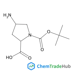 (2R,4R)-1-Boc-4-Aminopyrrolidine-2-carboxylic acid structure (2R,4R)-1-Boc-4-Aminopyrrolidine-2-carboxylic acid structure