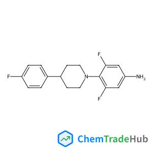 3,5-Difluoro-4-[4-(4-fluorophenyl)-1-piperidinyl]aniline