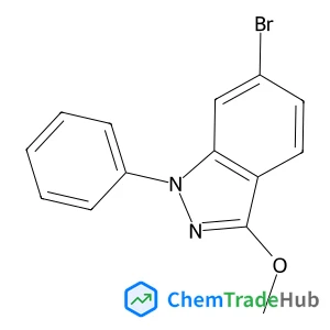 6-Bromo-3-methoxy-1-phenyl-1H-indazole 6-Bromo-3-methoxy-1-phenyl-1H-indazole