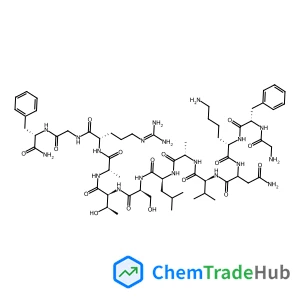 Glycyl-L-phenylalanyl-L-lysylasparaginyl-L-valyl-L-alanyl-L-leucyl-L-seryl-L-threonyl-L-alanyl-N~5~-(diaminomethylene)-L-ornithylglycyl-L-phenylalaninamide