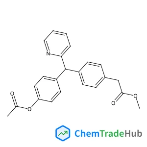 Methyl 2-(4-((4-acetoxyphenyl)(pyridin-2-yl)methyl)phenyl)acetate