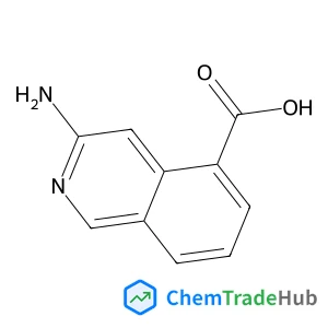 3-Aminoisoquinoline-5-carboxylic acid structure 3-Aminoisoquinoline-5-carboxylic acid structure
