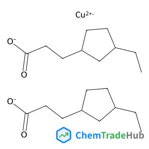 Copper(2+) bis[3-(3-ethylcyclopentyl)propanoate]