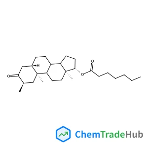 (2alpha,5alpha,8xi,9xi,14xi,17beta)-2-Methyl-3-oxoandrostan-17-yl heptanoate