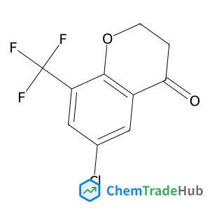 6-Chloro-8-(trifluoromethyl)-2,3-dihydro-4H-chromen-4-one 6-Chloro-8-(trifluoromethyl)-2,3-dihydro-4H-chromen-4-one