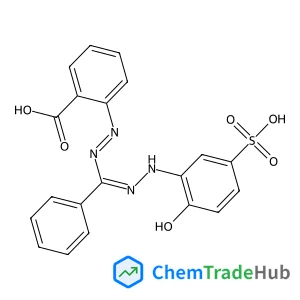 2-[(2Z)-2-{[(E)-(2-Hydroxy-5-sulfophenyl)diazenyl](phenyl)methylene}hydrazino]benzoic acid