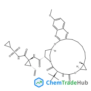 (1R,18R,20R,24S,27S)-24-tert-butyl-N-[(1R,2S)-1-[(cyclopropanesulfonyl)carbamoyl]-2-ethenylcyclopropyl]-7-methoxy-22,25-dioxo-2,21-dioxa-4,11,23,26-tetraazapentacyclo[24.2.1.0^{3,12}.0^{5,10}.0^{18,20}]nonacosa-3(12),4,6,8,10-pentaene-27-carboxamide