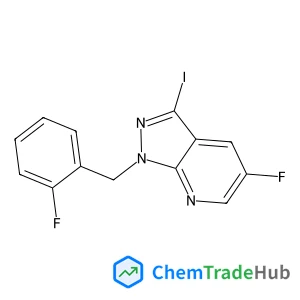 5-Fluoro-1-(2-fluorobenzyl)-3-iodo-1H-pyrazolo[3,4-b]pyridine