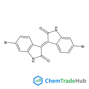 (E)-6-Bromo-3-(6-bromo-2-oxoindolin-3-ylidene)indolin-2-one structure (E)-6-Bromo-3-(6-bromo-2-oxoindolin-3-ylidene)indolin-2-one structure
