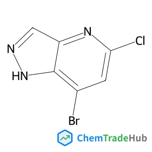 7-Bromo-5-chloro-1H-pyrazolo[4,3-b]pyridine structure