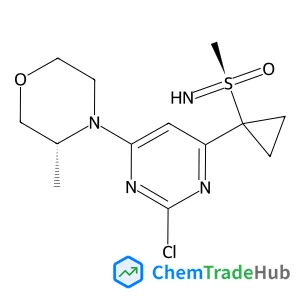 (3R)-4-(2-Chloro-6-(1-((R)-S-methylsulfonimidoyl)cyclopropyl)pyrimidin-4-yl)-3-methylmorpholine