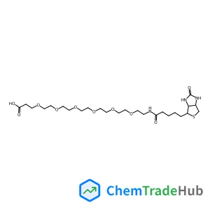 23-Oxo-27-[(3aS,4S,6aR)-2-oxohexahydro-1H-thieno[3,4-d]imidazol-4-yl]-4,7,10,13,16,19-hexaoxa-22-azaheptacosan-1-oic acid