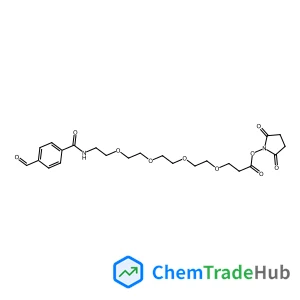 N-{15-[(2,5-Dioxo-1-pyrrolidinyl)oxy]-15-oxo-3,6,9,12-tetraoxapentadec-1-yl}-4-formylbenzamide