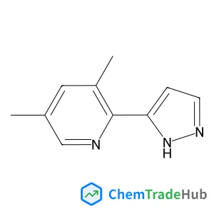 3,5-Dimethyl-2-(1H-pyrazol-5-yl)pyridine 3,5-Dimethyl-2-(1H-pyrazol-5-yl)pyridine