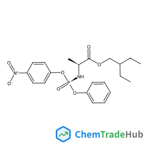 2-ethylbutyl (2S)-2-{[(S)-(4-nitrophenoxy)(phenoxy)phosphoryl]amino}propanoate