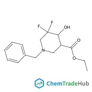 Ethyl 1-benzyl-5,5-difluoro-4-hydroxy-3-piperidinecarboxylate Ethyl 1-benzyl-5,5-difluoro-4-hydroxy-3-piperidinecarboxylate