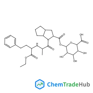 Ramipril Acyl-|A-D-glucuronide, ~ 80% By HPLC structure