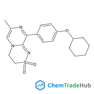9-[4-(Cyclohexyloxy)phenyl]-7-methyl-3,4-dihydropyrazino[2,1-c][1,2,4]thiadiazine 2,2-dioxide
