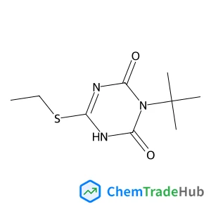 6-(Ethylsulfanyl)-3-(2-methyl-2-propanyl)-1,3,5-triazine-2,4(1H,3H)-dione