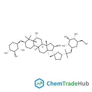 (3alpha,6beta,9xi,16alpha,24S)-6,16-Dihydroxy-3-(beta-D-xylopyranosyloxy)-20,24-epoxy-9,19-cyclolanostan-25-yl beta-D-glucopyranoside (3alpha,6beta,9xi,16alpha,24S)-6,16-Dihydroxy-3-(beta-D-xylopyranosyloxy)-20,24-epoxy-9,19-cyclolanostan-25-yl beta-D-glucopyranoside