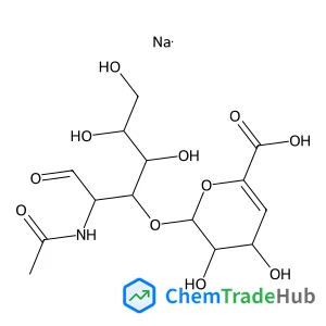 Sodium 2-acetamido-2-deoxy-3-O-(4-deoxy-alpha-L-threo-hex-4-enopyranuronosyl)-D-galactose
