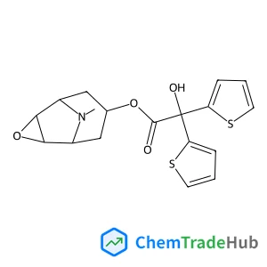 (1R,2R,4S,5S,7s)-9-Methyl-3-oxa-9-azatricyclo[3.3.1.0~2,4~]non-7-yl hydroxy(di-2-thienyl)acetate