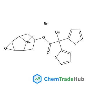 (1R,2R,4S,5S,7s)-7-[2-Hydroxy(di-2-thienyl)acetoxy]-9,9-dimethyl-3-oxa-9-azoniatricyclo[3.3.1.0~2,4~]nonane bromide
