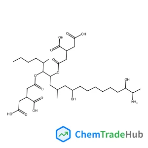 2,2'-{[(5R,6R,7S,9S,11R,18S,19R)-19-Amino-11,18-dihydroxy-5,9-dimethyl-6,7-icosanediyl]bis[oxy(2-oxo-2,1-ethanediyl)]}disuccinic acid