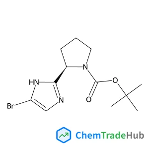 2-Methyl-2-propanyl (2R)-2-(4-bromo-1H-imidazol-2-yl)-1-pyrrolidinecarboxylate