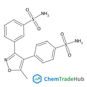 3-(5-Methyl-4-(4-sulfamoylphenyl)isoxazol-3-yl)benzenesulfonamide